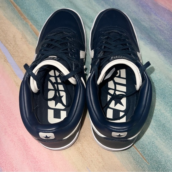 CONVERSE FASTBREAK PRO MID navy blue white men’s 8 / women’s 9.5 - Picture 7 of 10